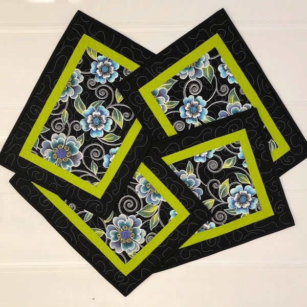 Lime Green Placemats Etsy