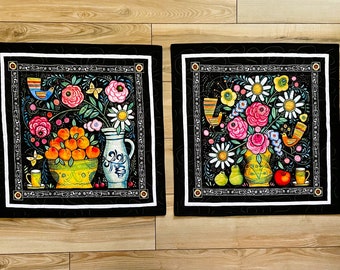 Wall Hangings, Quilted Wall Hangings, Floral & Fruit Wall Hangings, Handmade Wall Hangings