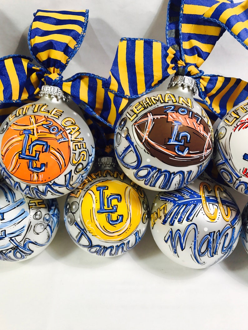 Personalized SPORT Ornament Custom Sports Team Ornament Etsy