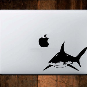 Shark Decal MacBook Decal, Shark Week, Laptop decal, Laptop Sticker, Macbook decal, Window Decal, ipad decal #62