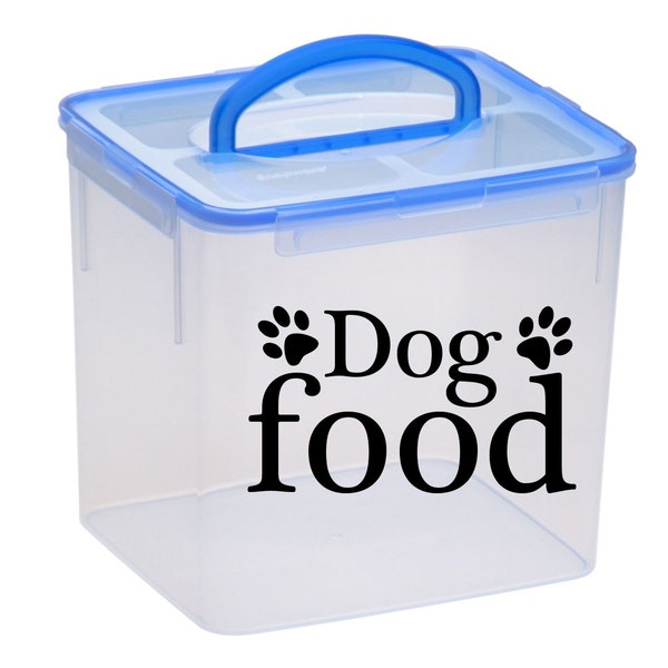 Dog Food Decal, Dog food label, Dog food sticker, vinyl label, pet food decal