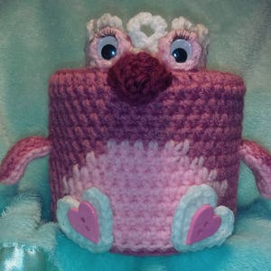 Flamingo princess toilet paper cover