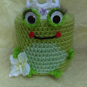 Frog princess toilet paper cover