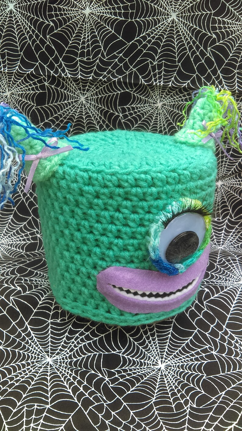 Toilet Paper Cover Monster Etsy