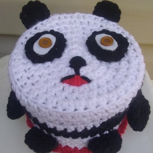 Panda toilet paper cover