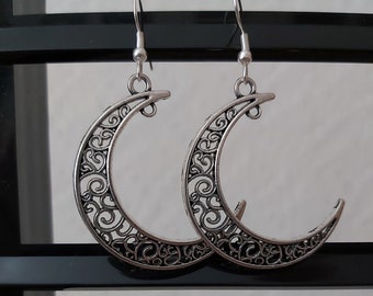 Crescent moon earrings