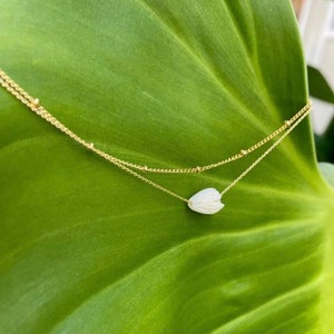 pikake double chain necklace