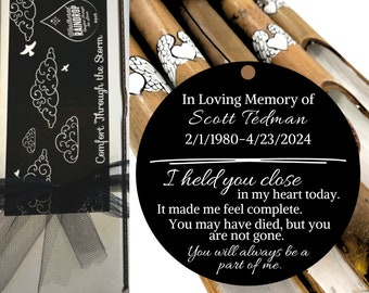 Regalo conmemorativo de tono profundo, regalo de condolencias, nuevo estilo, carillón de viento para exteriores, regalo para la pérdida de una madre, un padre, un primo o una abuela, regalo funerario.