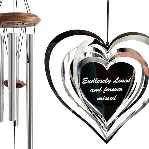 In Loving Memory Wind Chimes Memorial Wind Chimes Personalized Memorial
