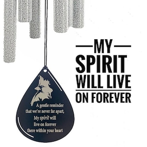 Loss of Dad Memorial Cardinal Gifts Cardinals Appear When Angels are Near Sympathy Wind Chimes in Memory of Father Deep Tone Personalized