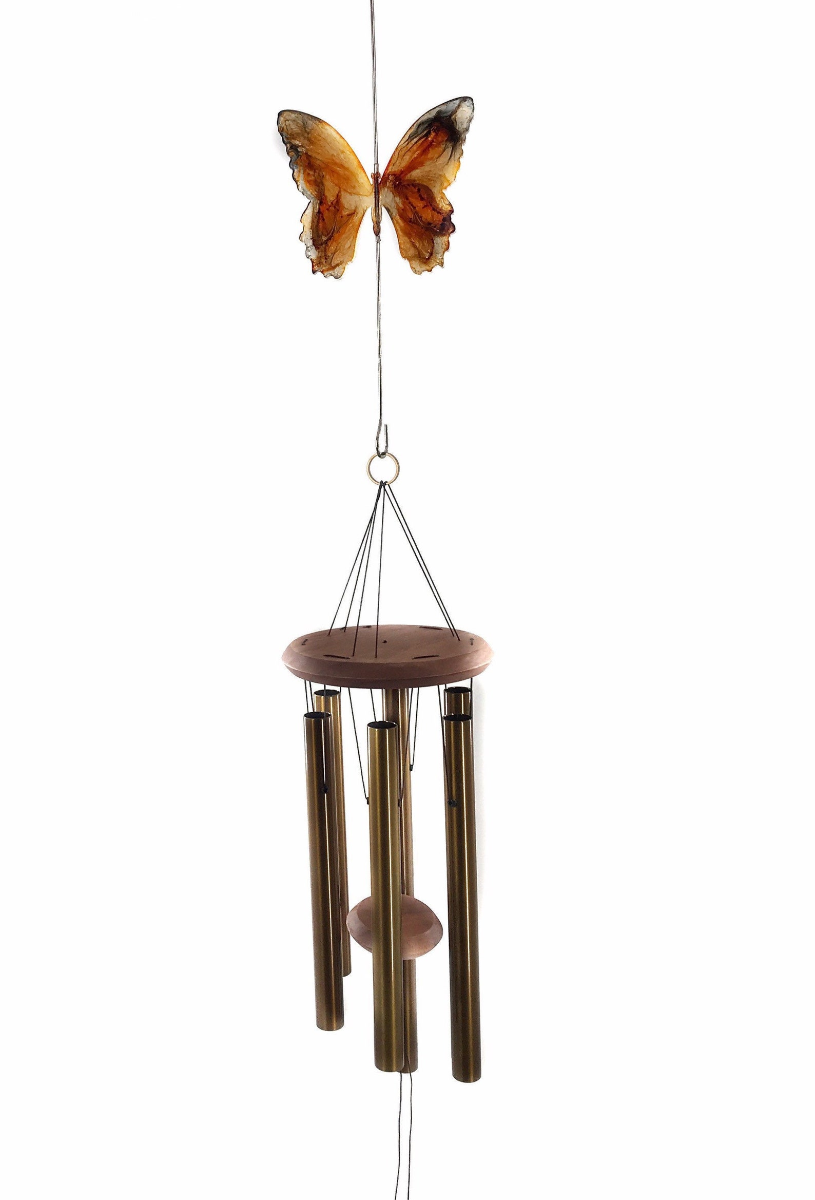 Memorial Butterfly Wind Chime 26 inch Rustic Custom Gift with Etsy