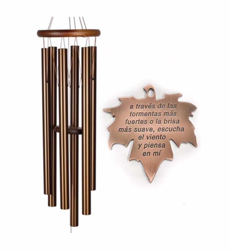 Spanish Memorial Sympathy Gift Outdoor Wind Chime Loss of Etsy