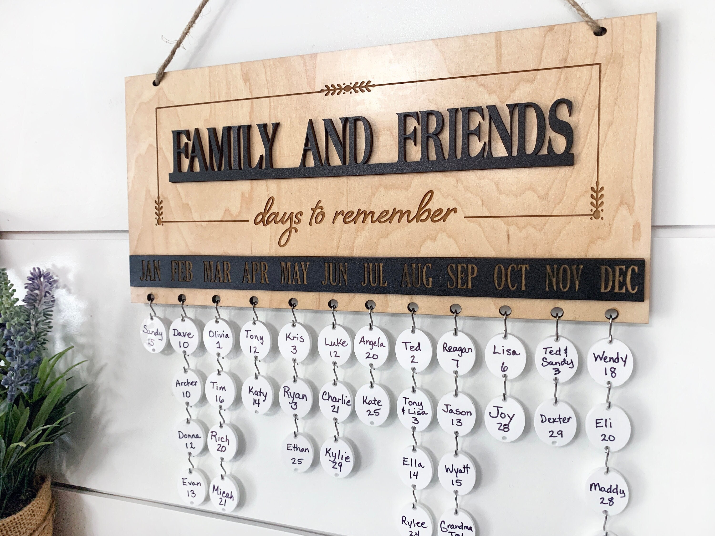 Calendar Friends - Etsy