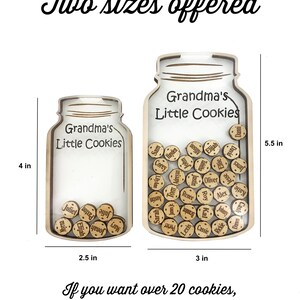 Gift for Gaga Nonna on Mother's Day Personalized Keepsake Cookie Jar Grandparents with Grandchildren's Names Little Cookies Great Grandma image 7