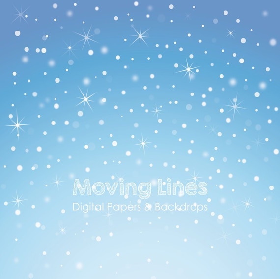 Stars Photography Backdrop Celestial Blue Sky Party Decor Etsy