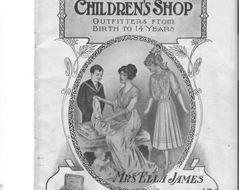 Vintage Children's FASHION CATALOG 1913 _ 68 Pages _ Girl Boy, Infant  Apparel _ PDF _ Digital Download _ Fashion Art 