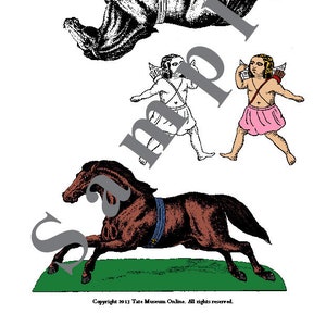 Circus Paper Toy _ Vintage - Antique CIRCUS Paper Doll Set _ B & W + Color Book_ Printable Art _ PDF_ Digital Download _ Horse ART