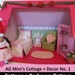 Mini Doll House Pattern _ Cottage Room + FURNITURE &amp; Décor No. 1 _ Wood ...