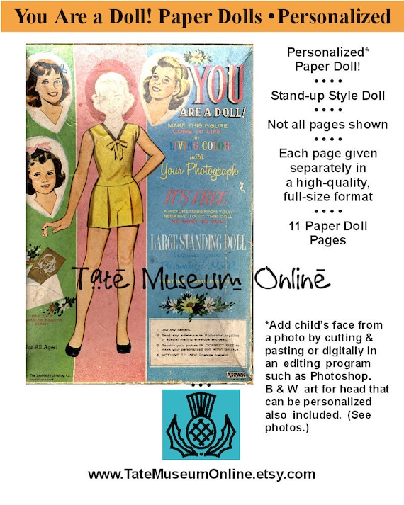 personalized paper dolls