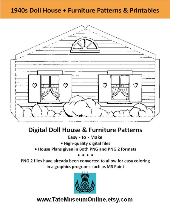 Paper Dollhouse Furniture Printables