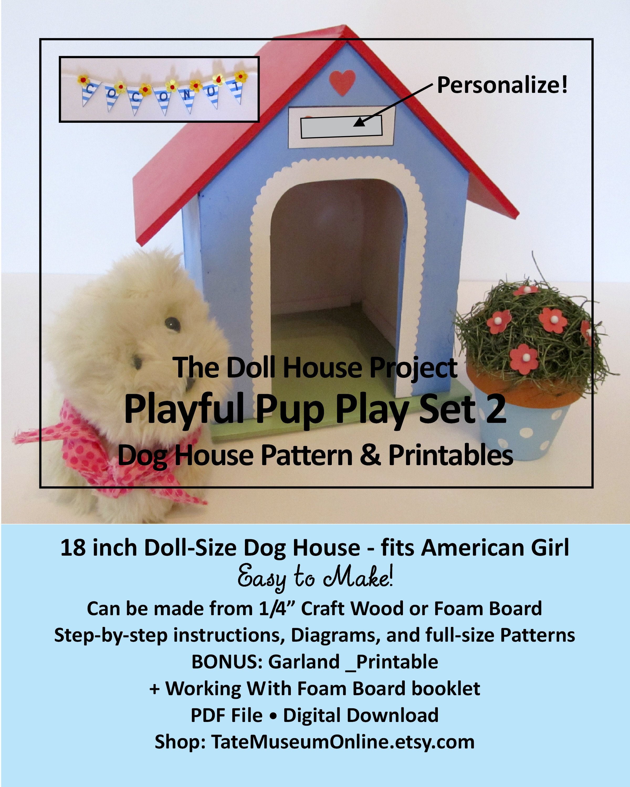 American girl dog house cheap