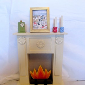 18" Doll Furniture PATTERN _ Fire Place & Accessories _ Easy to Make! + BONUS Guide _ Digital Download _ PDF Pattern image 2