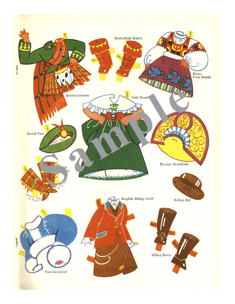 Vintage Paper Dolls_around the World Paper Dolls_bonus Guides_pdf