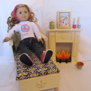 18" Doll Furniture PATTERN _ Fire Place & Accessories _ Easy to Make! + BONUS Guide _ Digital Download _ PDF Pattern image 5