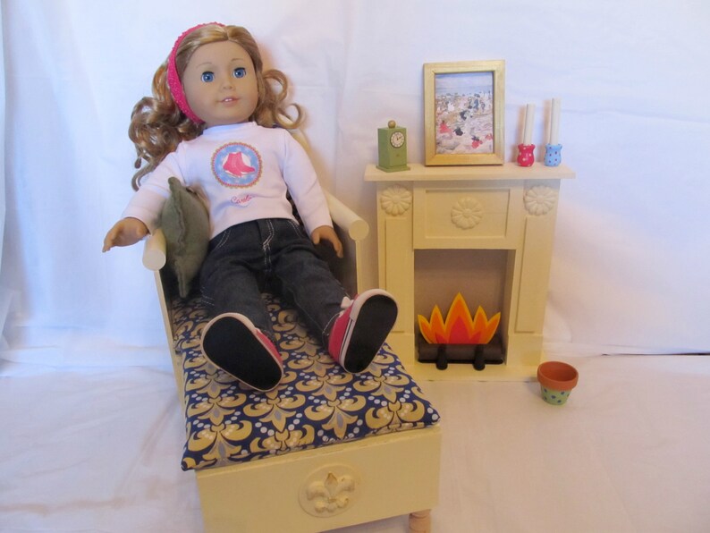 18" Doll Furniture PATTERN _ Fire Place & Accessories _ Easy to Make! + BONUS Guide _ Digital Download _ PDF Pattern image 5
