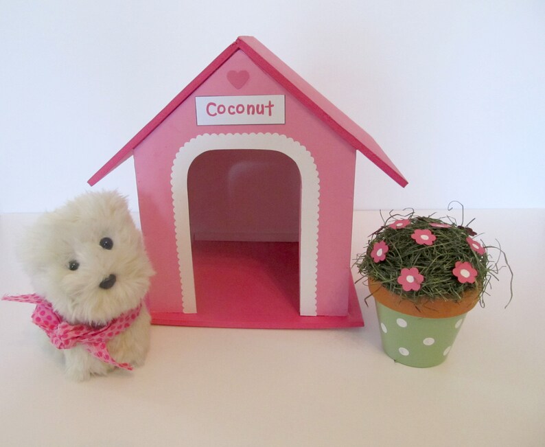18 Doll Pattern _ Playful Pup 2_dog House Garland Etsy