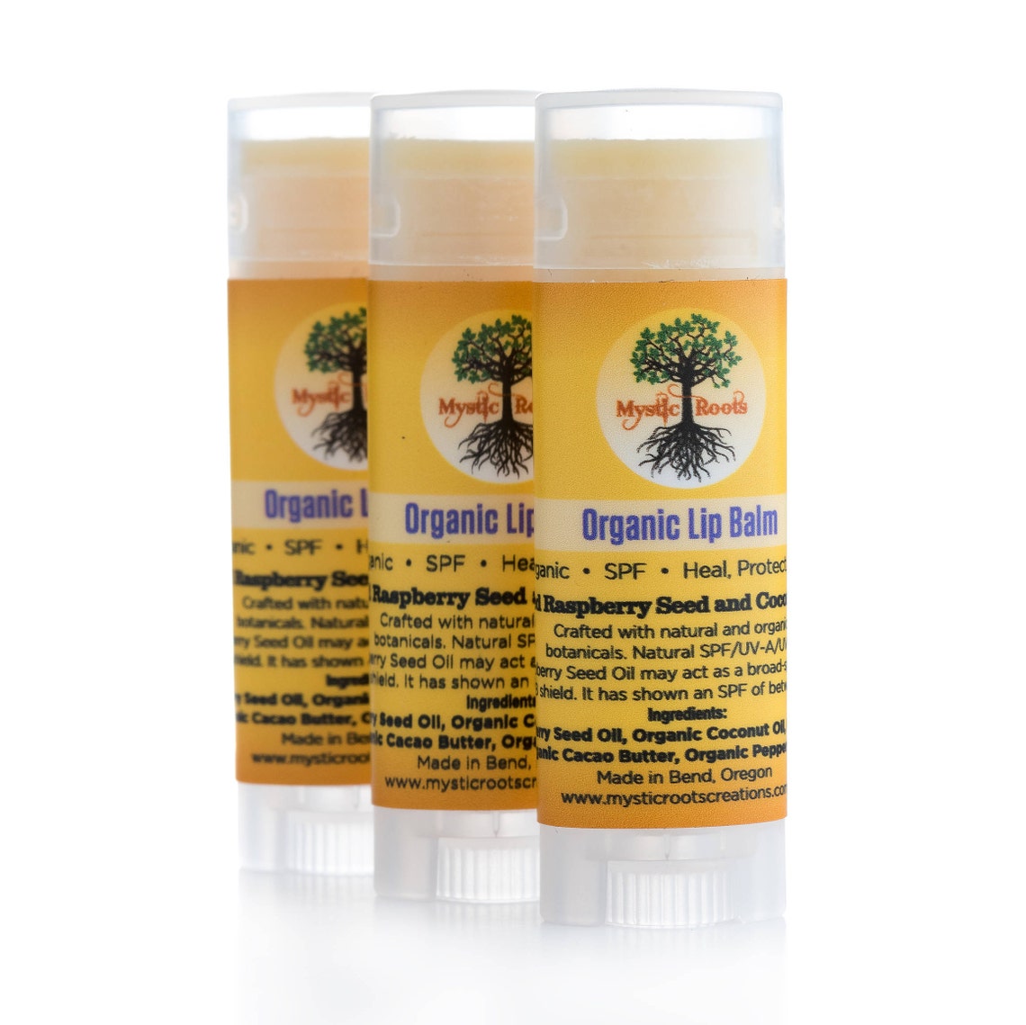 Organic Lip Balm With Natural SPF Etsy