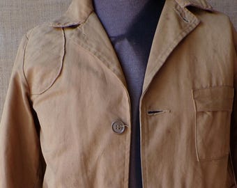Chaqueta/abrigo vintage para hombre o adolescente para la caza de patos de Drybak, talla S.