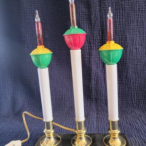 3 Bubble Light Set Vintage Candelabra