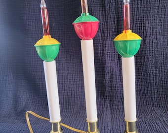 3 Bubble Light Set Vintage Candelabra