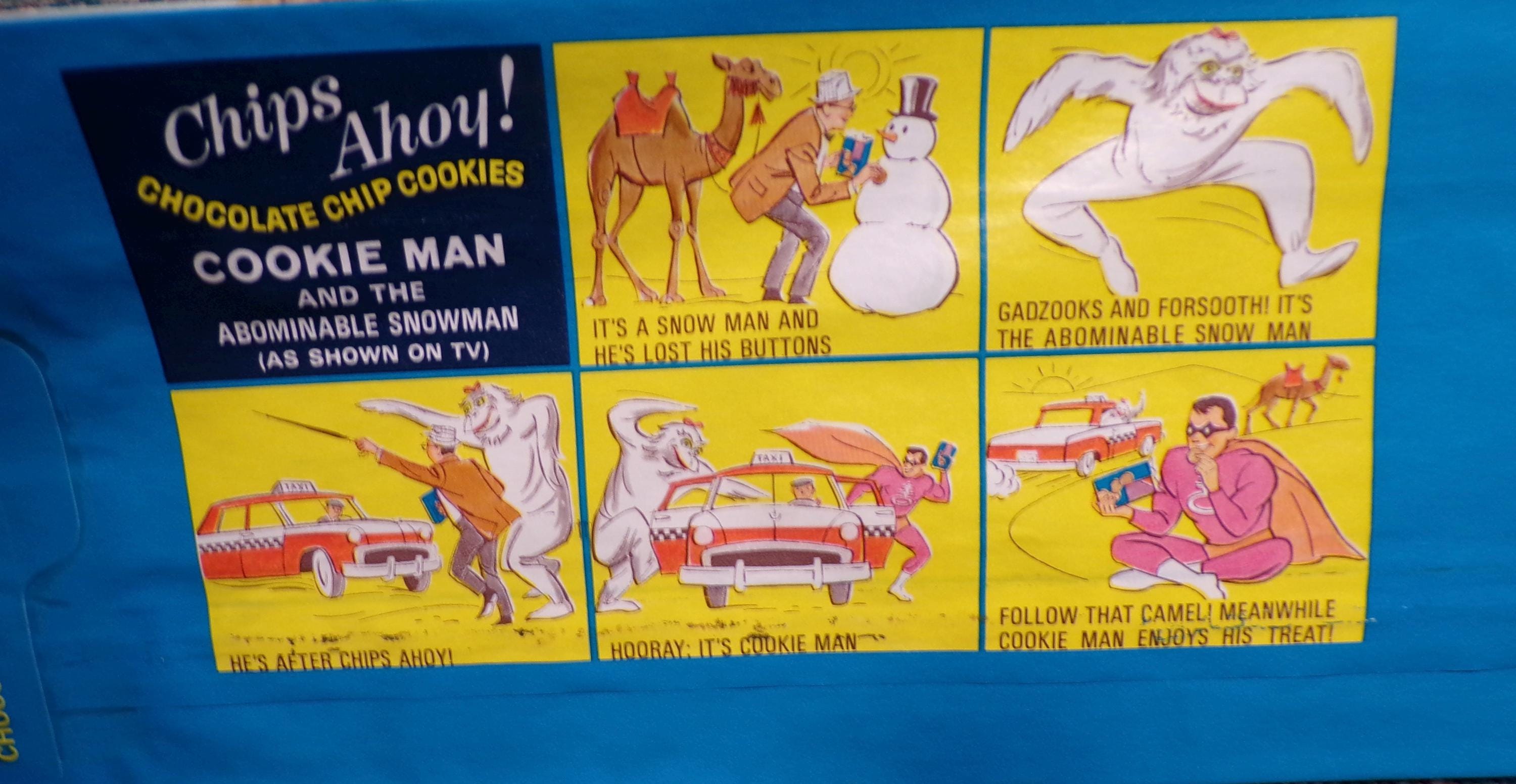 noally’s shop ページ 1971 NOS Chips Ahoy Cookie Man Comic Bag - Etsy