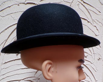 Antique Hard Felt Bowler / Derby Hat by Lock and Co London