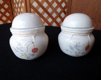 Vintage Marmalade Goose Salt / Pepper Shaker Pair