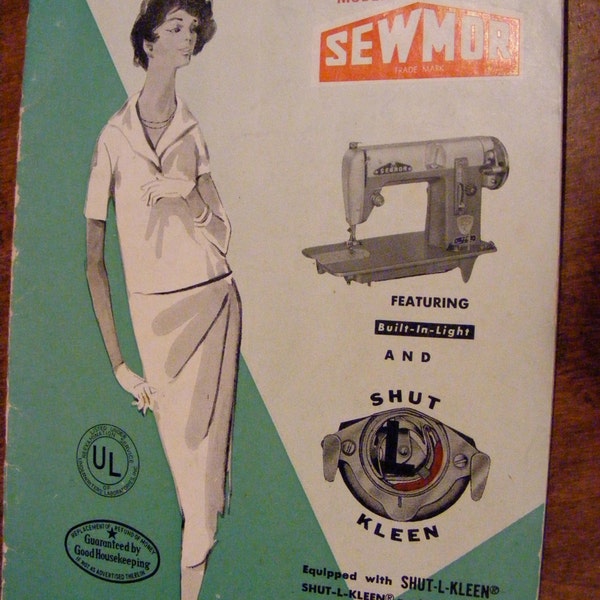 Sewmor Model 606 Instruction Manual Book