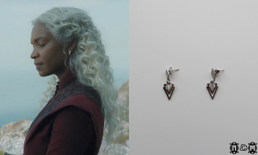 Baela Targaryen Inspired Steel Spike Earrings Etsy