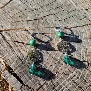 Minas Tirith and the White Tree of Gondor Inspired Stainless Steel Earrings