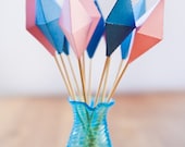 Geometric Drink Stirrers - Diamonds