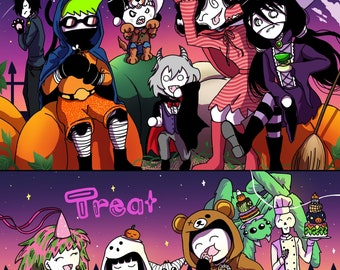 Lilwickidz Halloween Team Trick or Treat Print