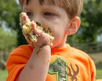 Combinaison/chemise pour le premier anniversaire du chasseur (manches courtes)