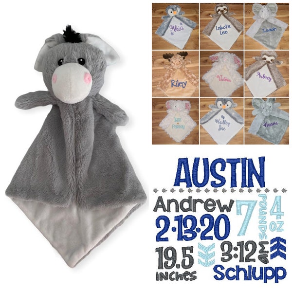 Donkey Baby Blanket Etsy