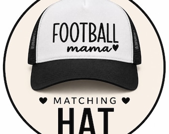 Football Mama Trucker Hat, Football Mom Hat, Foam Trucker Hat, Game Day Hat, Football Mama Cap, Sports Mom Gift