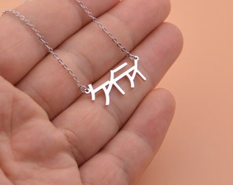 Collier japonais personnalisé - Collier prénom japonais - Cadeau prénom personnalisé pour des bijoux faits main parfaits pour votre meilleur ami