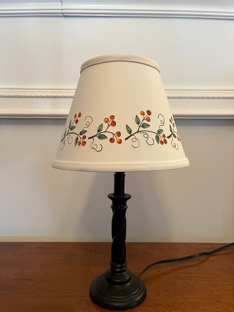 Cut and Pierced Bittersweet Border Clip Top or Chimney Top Lampshade - Etsy