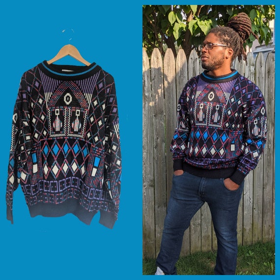 Vintage 80s/90s Unisex Sweater/grandpa/hipster