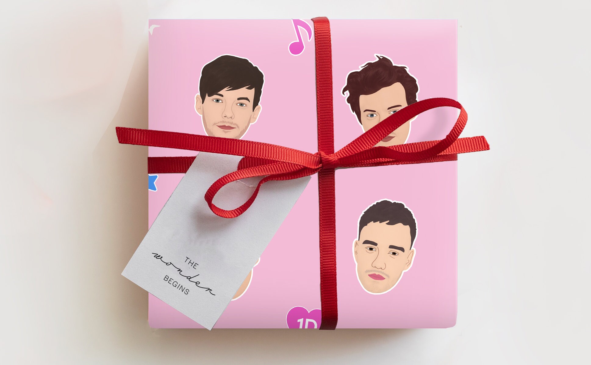 One Direction Wrapping Paper Harry Styles Wrapping Paper 1D Etsy UK