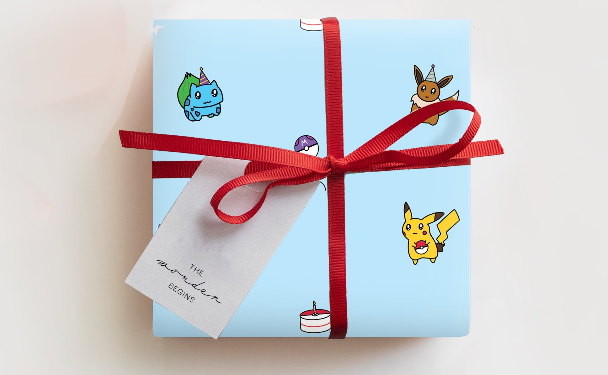 Pokemon Wrapping Paper Pokemon Gift Wrap Pikachu Wrapping Etsy UK